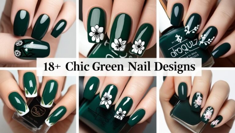 Chic Green Nail Designs